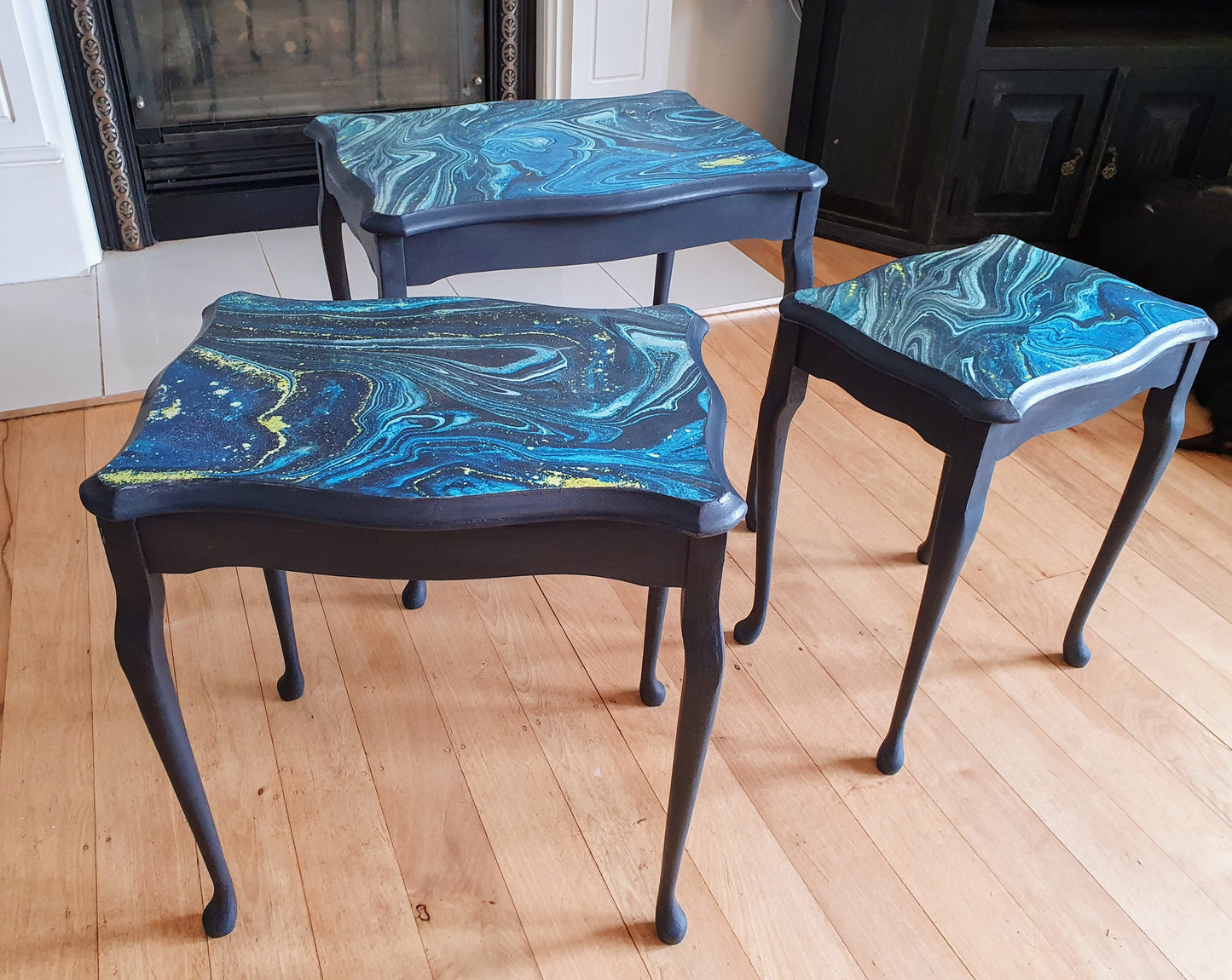 Nocturnal Marble Nest tables