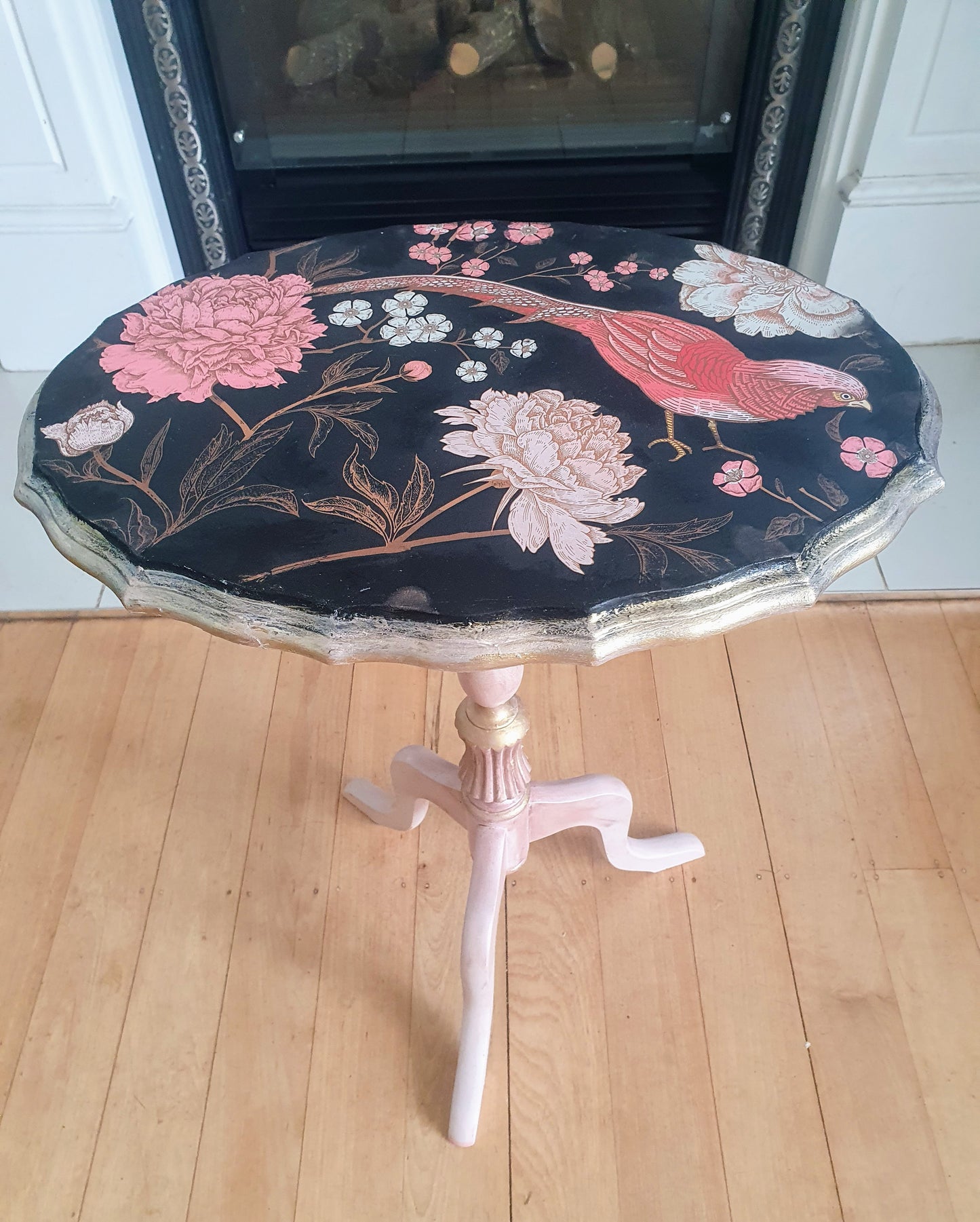 Pheasants floral table