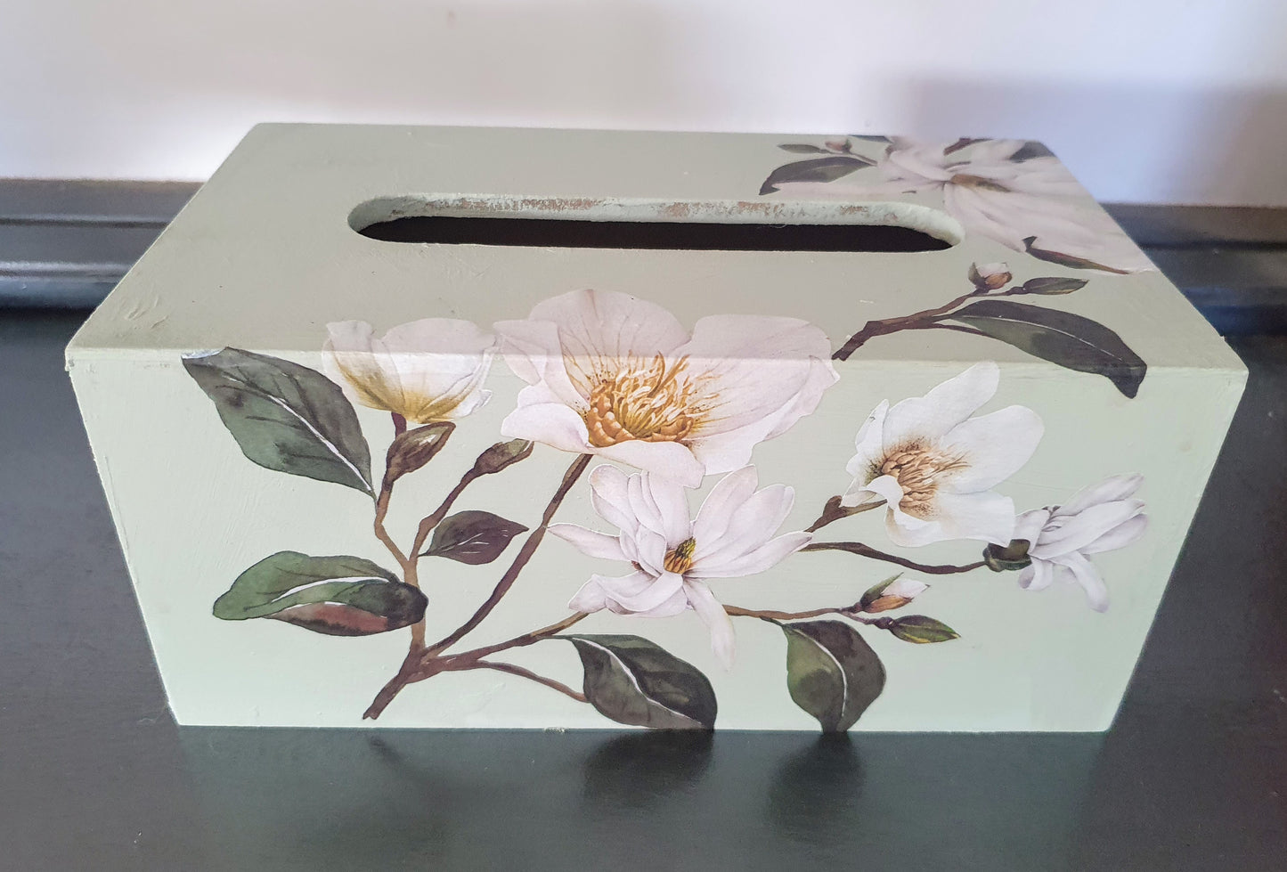 Floral Tissue Box Covers