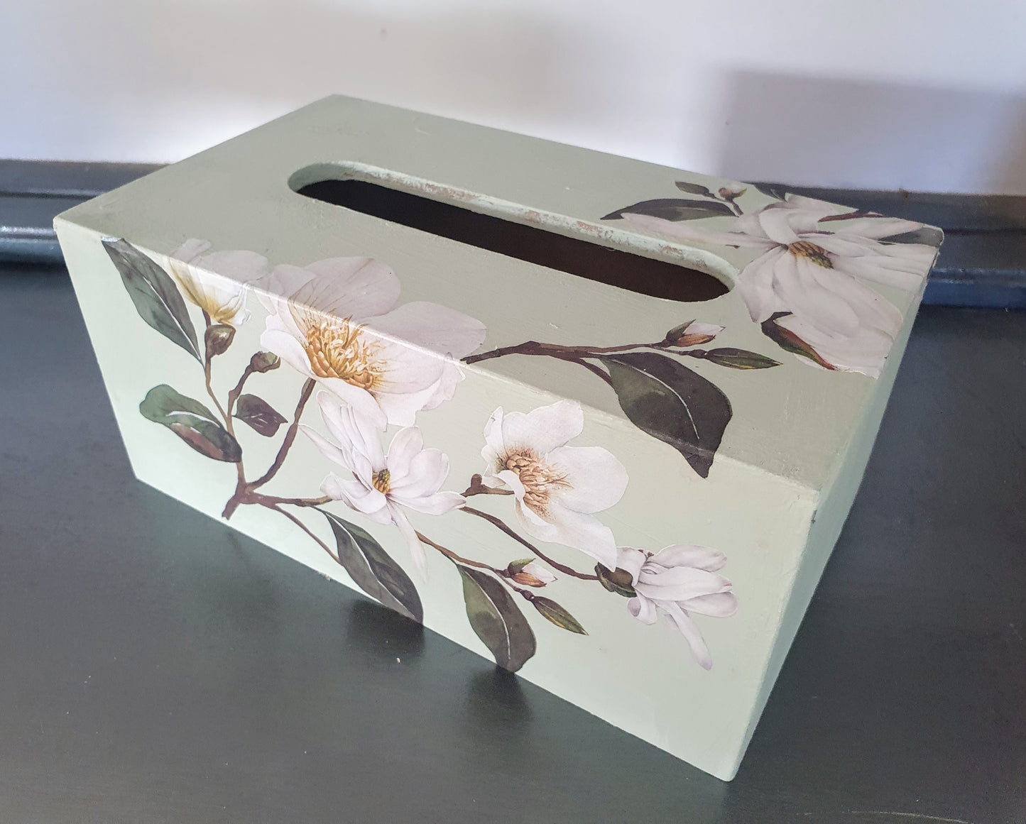 Floral Tissue Box Covers