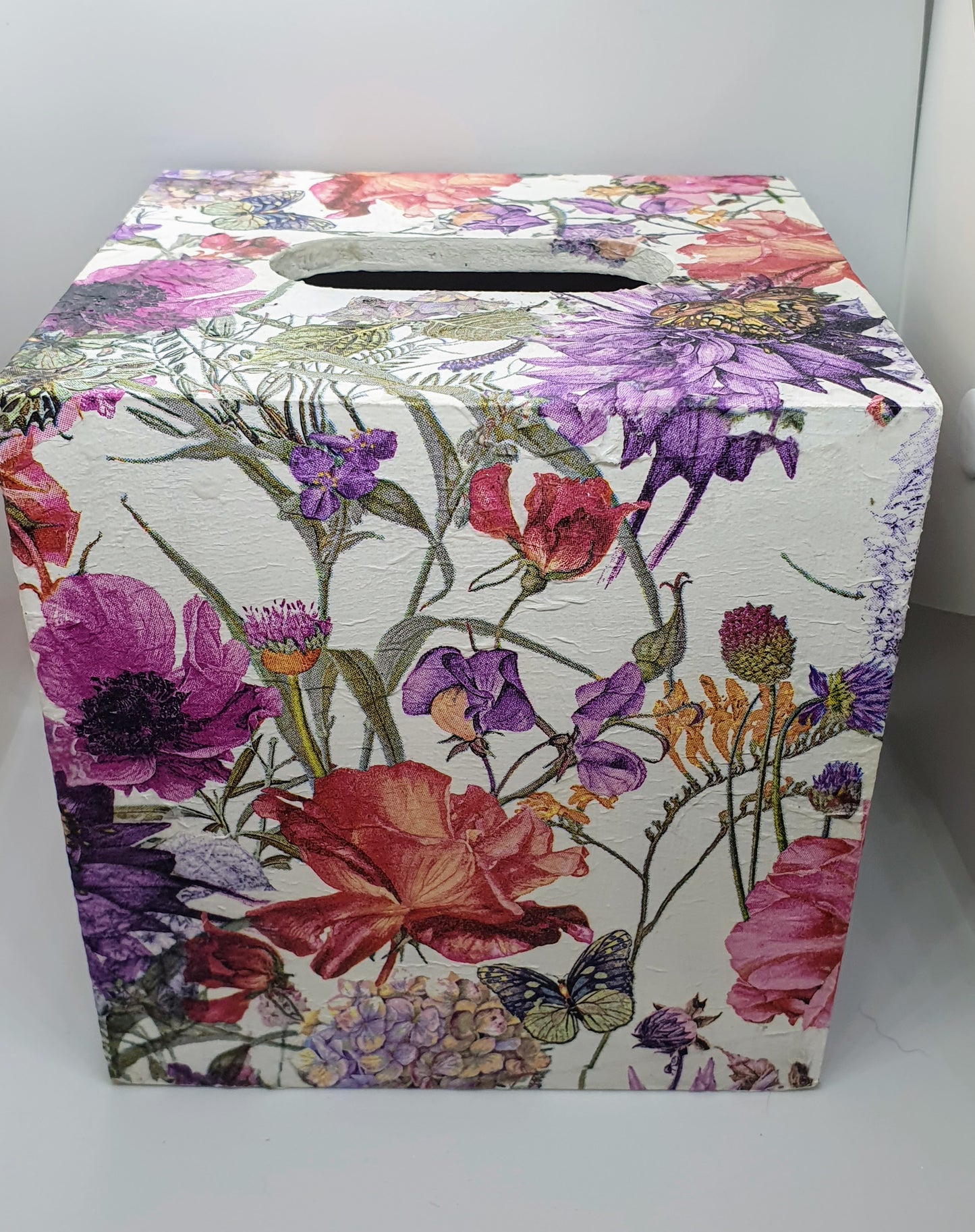 Floral Tissue Box Covers