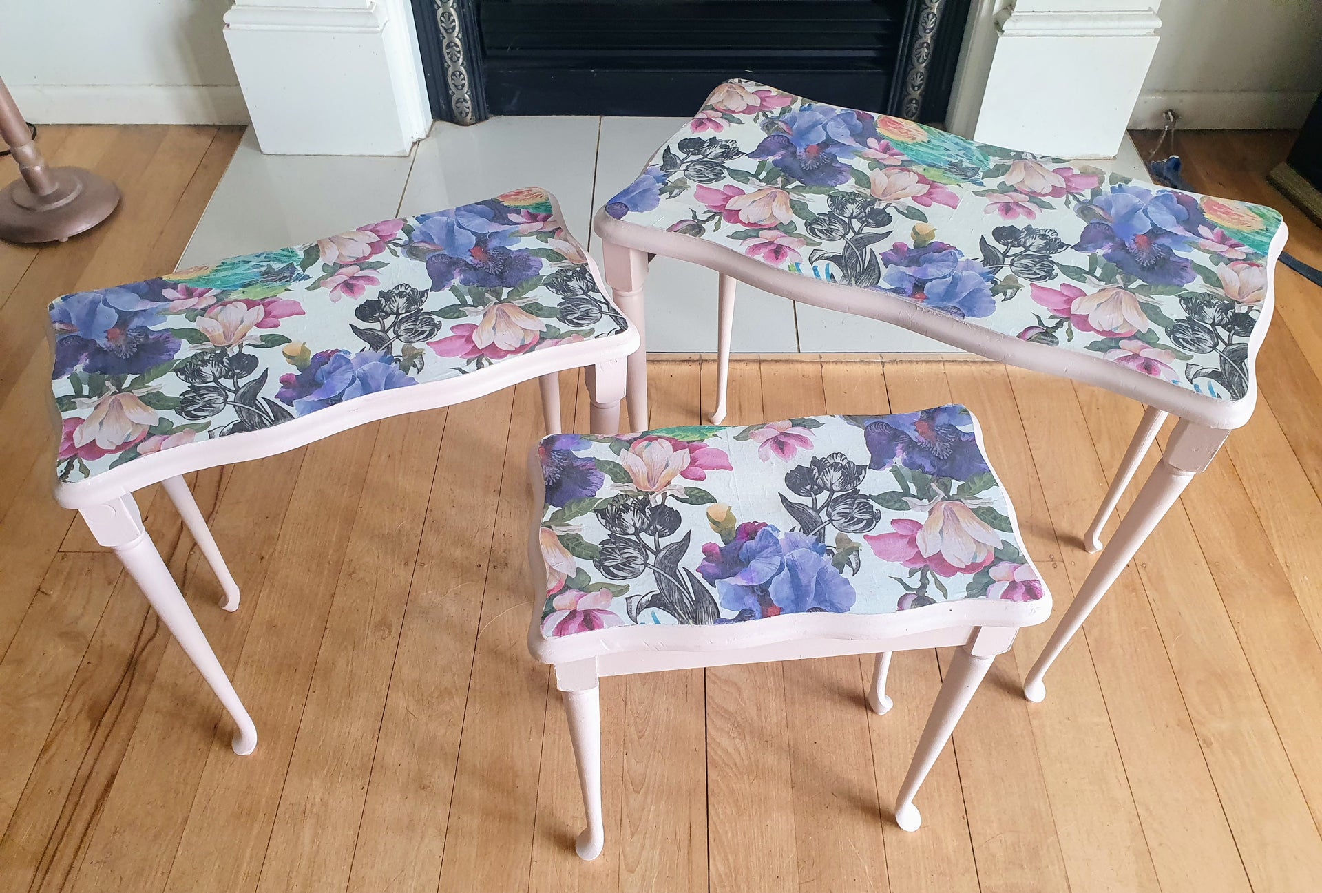 Upcycled Furniture: Sweet Pea Trio